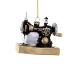 PRESALE: Antique Sewing Machine Ornament 4"