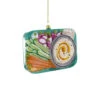 Hummus Platter Ornament, 5.25"