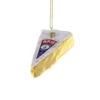 Wedge Of Brie Cheese Ornament 3.25"